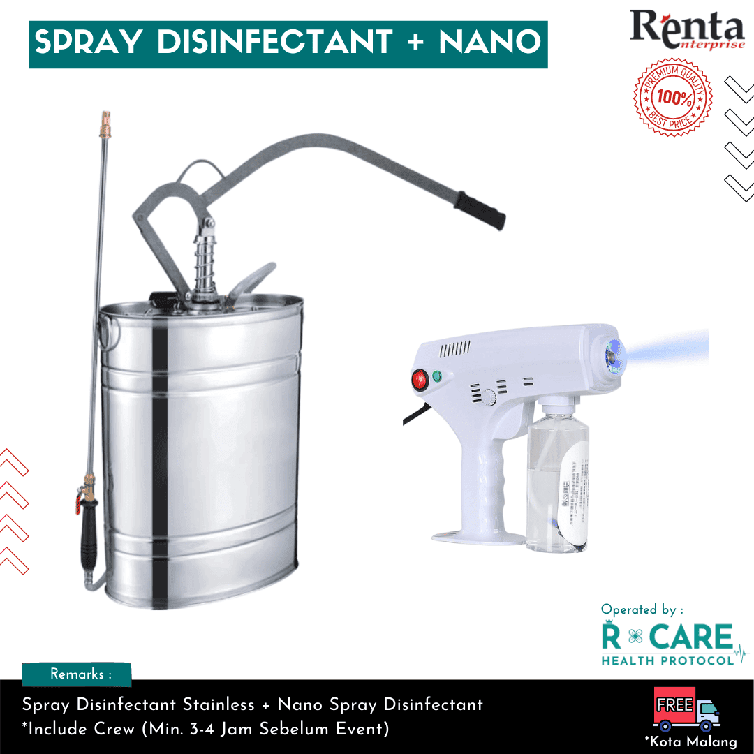 Spray Disinfectant + Nano - Renta Enterprise